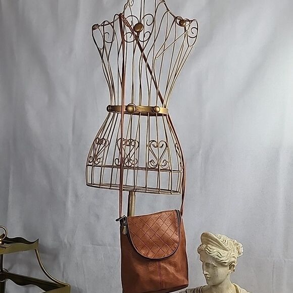 Crossbody Bag with Double zippered 'u' flap - Picture 4 of 13